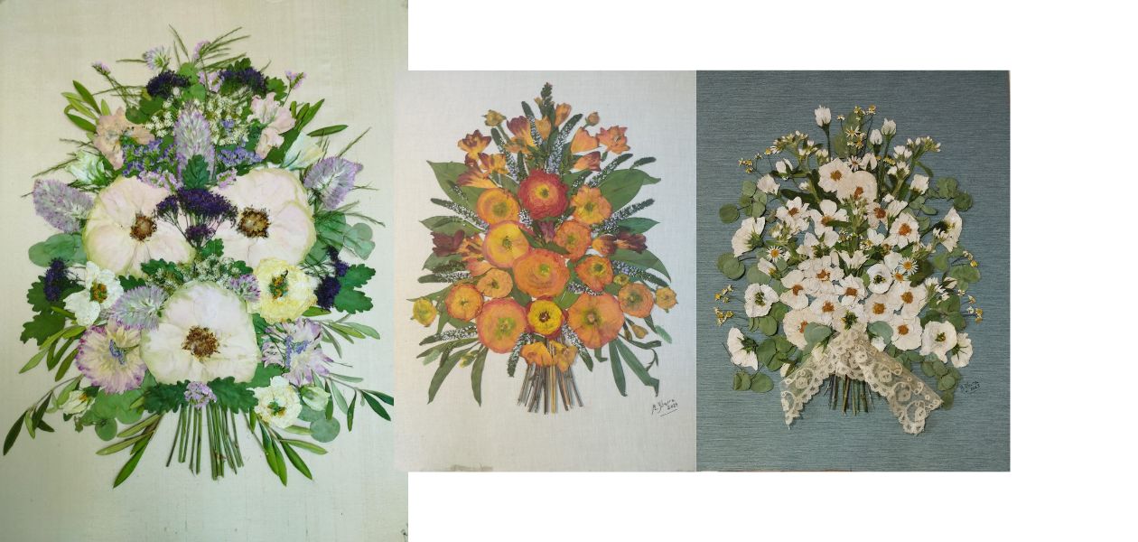 Cuadros de flores secas naturales